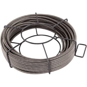 Drain Cleaning Cable 100 Feet x 1/2 Inch Solid Core Cable Sewer Cable Drain Auger Cable Cleaner Snake Clog Pipe Drain Cleaning Cable Sewer Drain Auger Snake Pipe