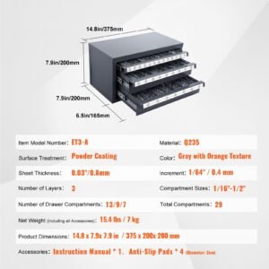 drill bit dispenser cabinet three drawer drill bit organizer cabinet for 116 to 12 steel drill dispenser organizer cabinet with labels stackable drill dispenser for drill bit storage 3.jpg