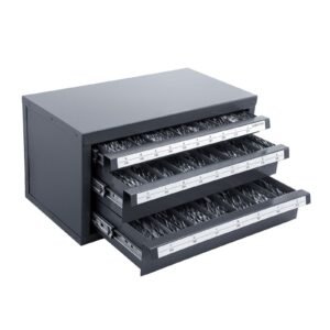 drill bit dispenser cabinet three drawer drill bit organizer cabinet for a to z steel drill dispenser organizer cabinet with labels stackable drill dispenser for drill bit storage 2.jpg