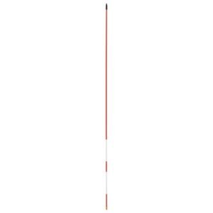 Driveway Markers, 500Pcs 48 in Long 1/4 in Dia, Hi-Visibility Driveway Reflectors with 12 in Steel Drill Bits, Reflective Snow Sticks Fiberglass Pole for Parking Lots, Walkways, Snow Plowing