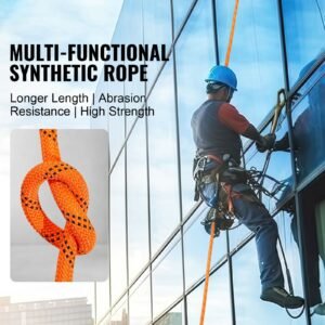 dual weave polyester cord 12 inch x 220 feet 48 strand 8000 lbs tensile strength multi use outdoor rope for camping swinging rappelling and rescue orangeblack.jpg