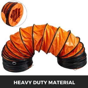 ducting hose, 25ft pvc flexible hvac duct hosing for 10 inch utility blower exhaust fan