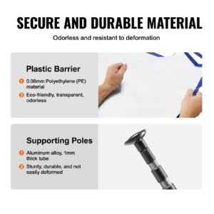 dust barrier poles 10 ft barrier poles dust barrier system with 4 telescoping poles carry bag and 328x1312 ft plastic film for interior decoration painting 3.jpg