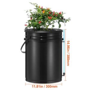 dwc hydroponics grow system hydroponic growing system with top drip kit deep water culture 5 gallon 4 buckets with air pump air stones and water level device for leafy vegetables 1.jpg