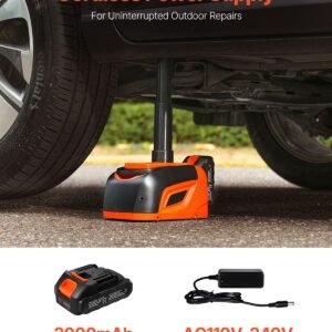 electric car jack 5 tons 11000 lbs adjustable electric scissor jack with high load capacity tire change replacement with led light remote control portable jack kit for sedan suv truck 1.jpg