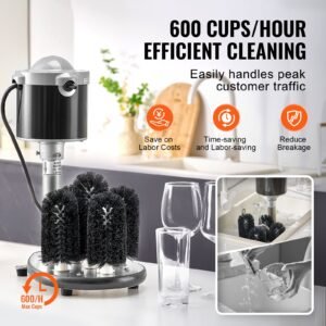 electric commercial glass washer 5 brush bar glass cleaner 600 cupshour wine glass cleaning machine bar glass washer for champagne glasses beer cups mugs perfect for bars and cafes 1.jpg