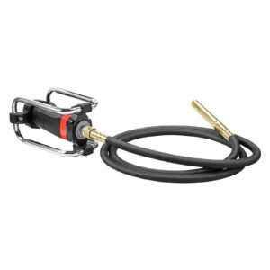 Electric Concrete Vibrator, 1300W 16000 VPM, 2HP Copper Motor Handheld Concrete Vibrating Tool, Portable Pencil Cement Vibrator with Shaft of 14.75ft / 4.5m, Remove Air Bubble and Level Concrete