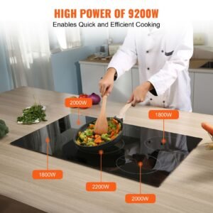 electric cooktop 5 burners 30 induction stove top built in magnetic cooktop 9200w 9 heating level multifunctional burner led touch screen w child lock over temperature protection 1.jpg