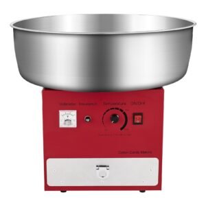 electric cotton candy machine 1000w commercial candy floss maker with 205 in stainless steel bowl sugar scoop and drawer easy home use perfect for kids birthday family party red 5.jpg