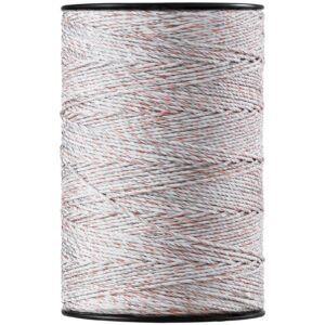 electric fence wire 2625ft 800m portable polywire 332 diameter 9 mixed metal strands for reliable conductivity and uv rust resistance fencing rope line for horse cattle livestock 2.jpg