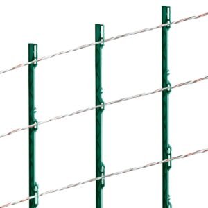 Electric Fence Wire, 2625Ft 800M Portable Polywire, 3/32" Diameter 9 Mixed Metal Strands for Reliable Conductivity and UV, Rust Resistance, Fencing Rope Line for Horse, Cattle, Livestock