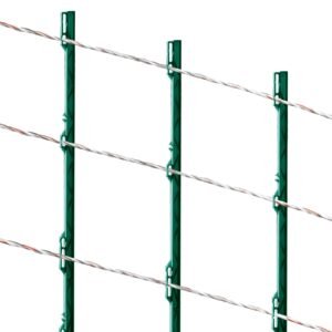 electric fence wire 2625ft 800m portable polywire 332 diameter 9 mixed metal strands for reliable conductivity and uv rust resistance fencing rope line for horse cattle livestock 4.jpg