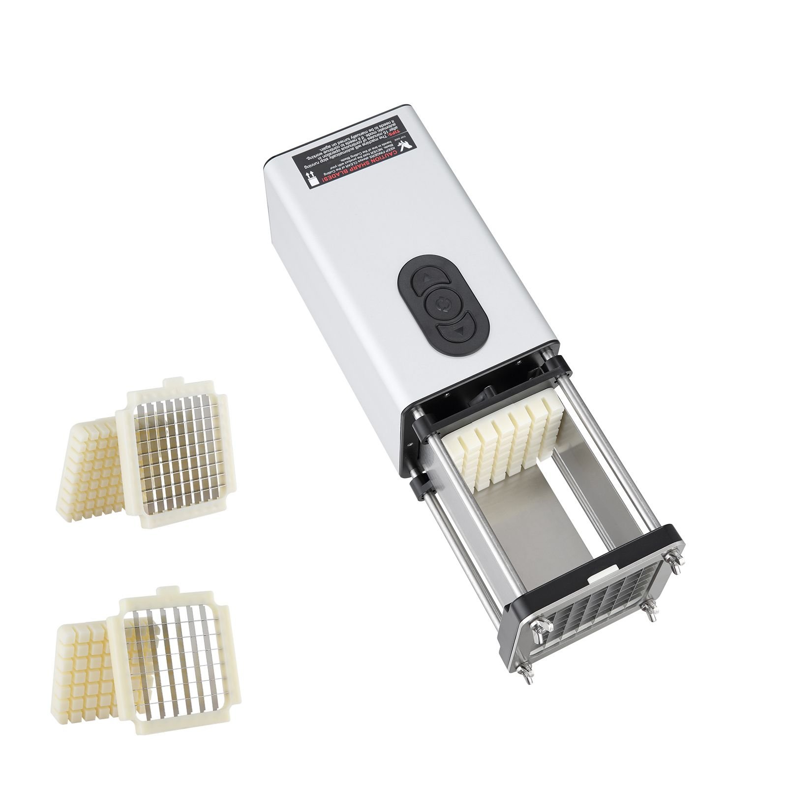 electric french fry cutter potato slicer with 12 inch and 38 inch stainless steel blades potato cutter chopper w anti slip feet great for potato french fries cucumber vegetables carrot 12.jpg