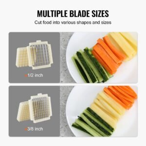 electric french fry cutter potato slicer with 12 inch and 38 inch stainless steel blades potato cutter chopper w anti slip feet great for potato french fries cucumber vegetables carrot 14.jpg