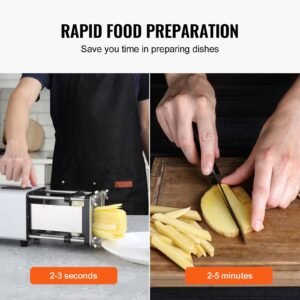 electric french fry cutter potato slicer with 12 inch and 38 inch stainless steel blades potato cutter chopper w anti slip feet great for potato french fries cucumber vegetables carrot 15.jpg