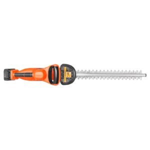 Electric Hedge Trimmer, 1200 RPM, Cordless Hedge Trimmer for Low Branch, 20V 2A Battery, Bush Trimmer with 20 in Dual Action Blade & Secure Design, Gardening Trimmer for Yard Lawn Care