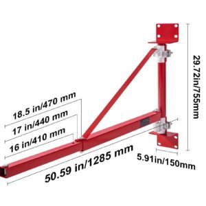 electric hoist support arm 660 lbs max load capacity electric hoist holder swing arm with pole steel hoist frame 180 swivel scaffold hoist lifting arm winch hoist arm for workshop garage 1.jpg