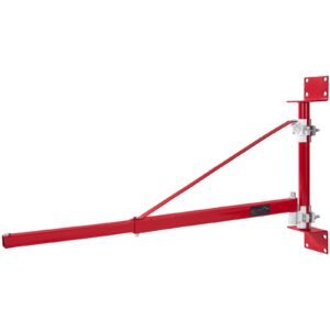 electric hoist support arm 660 lbs max load capacity electric hoist holder swing arm with pole steel hoist frame 180 swivel scaffold hoist lifting arm winch hoist arm for workshop garage 3.jpg