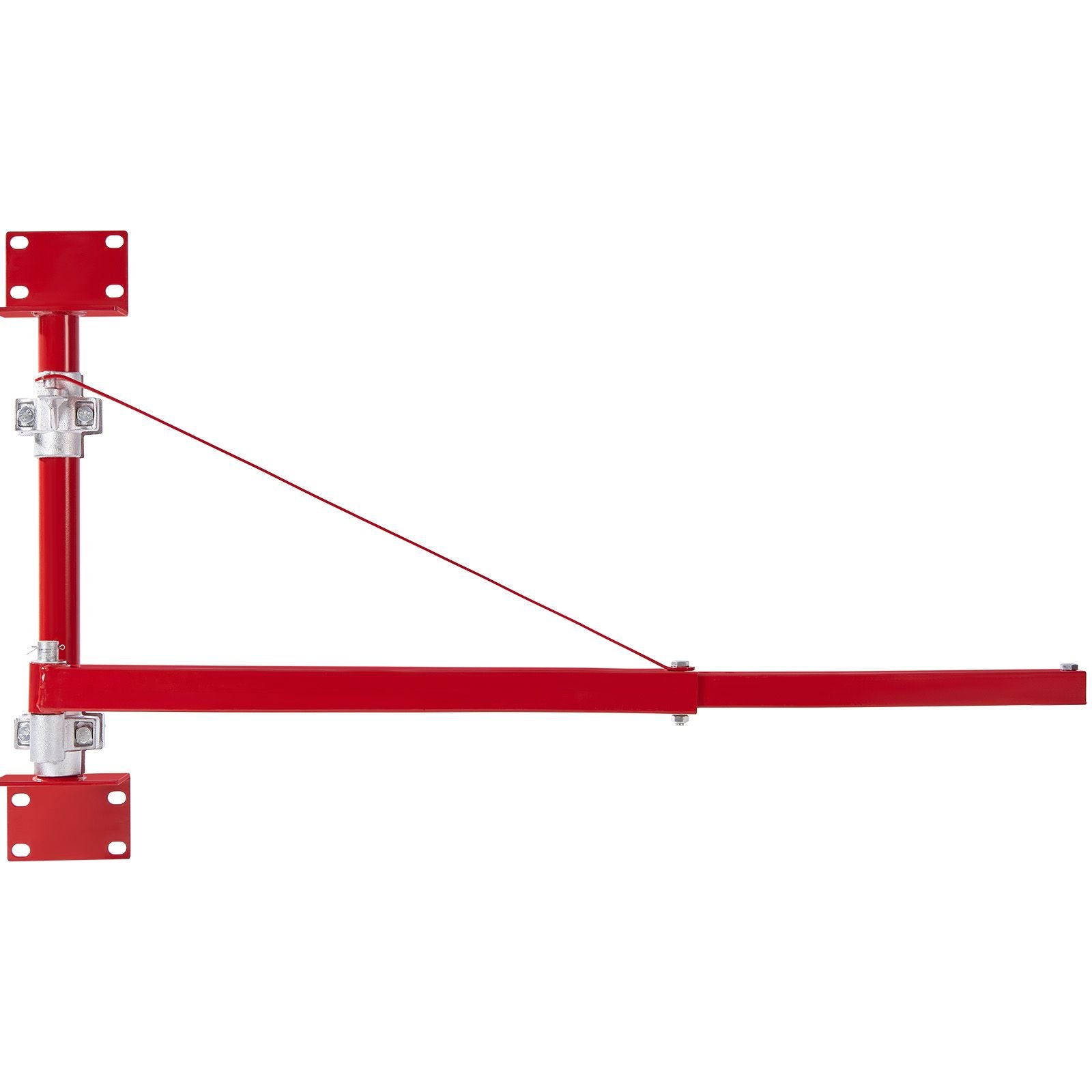 electric hoist support arm 660 lbs max load capacity electric hoist holder swing arm with pole steel hoist frame 180 swivel scaffold hoist lifting arm winch hoist arm for workshop garage.jpg