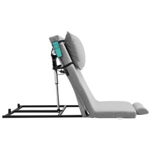 Electric Lifting Backrest for Bed, 300 lbs Capacity, 4-68° Adjustable Lifting Bed Backrest, with Headrest & Legrest, Machine Washable for Cleaning, Fit Pregnant Women Elderly Patient Handicapped