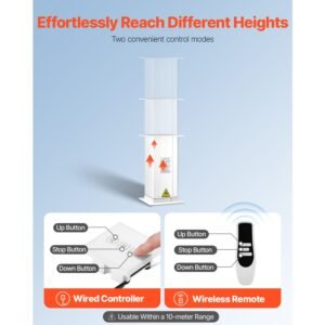 electric lifting column system 176 lbs lift table 142 311 in height range three stage adjustable desk column telescopic table leg comes with power supply option to control updown motion 3.jpg
