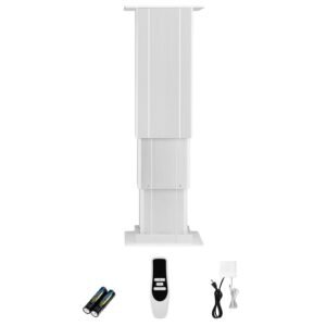 electric lifting column system 176 lbs lift table 142 311 in height range three stage adjustable desk column telescopic table leg comes with power supply option to control updown motion.jpg