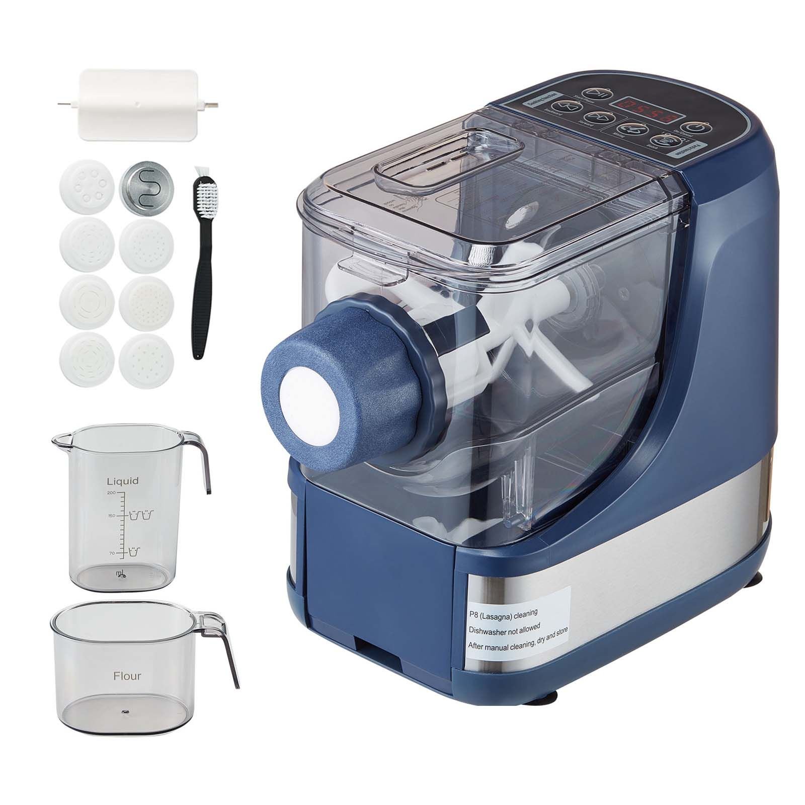 electric pasta maker 150w automatic noodle maker machine with 8 pasta shapes 4 intelligent modes 500g flour capacity pasta maker machine with measuring cups cleaning brush for home kitchen.jpg