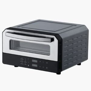 electric pizza oven, smart pizzas maker indoor with 5 preset, 12 inch countertop pizza cooker w/ touch screen, 750 fahrenheit max temp, 2 min rpaid baking oven thin & crispy, neapolitan, frozen,