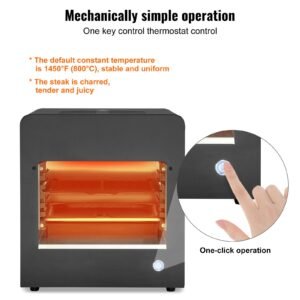 electric steak grill 1800w smokeless infrared electric broiler 1450 fahrenheit stainless steel steak cooker with 6 tier adjustable rack electric infrared grill for bbq toast grill indoor 15.jpg