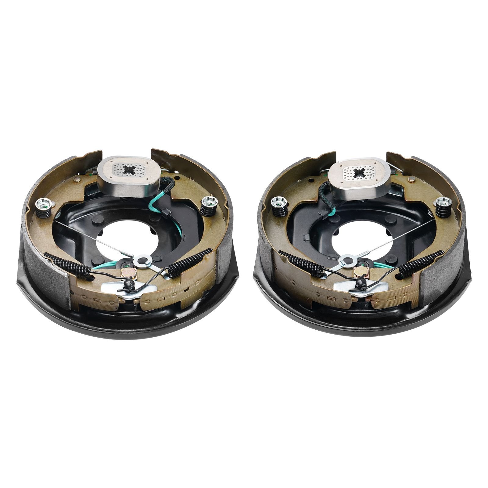 electric trailer brake assembly 10 x 2 14 1 pair self adjusting electric brakes kit for 3500 lbs axle 4 hole mounting backing plates for brake system part replacement 1 right 1 left.jpg