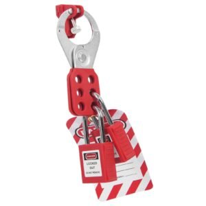Electrical Lockout Tagout Kit, 47 PCS Safety Loto Kit Includes Padlocks, Hasps, Tags, Nylon Ties, Plug Lockouts, Circuit Breaker Lockouts, and Carrying Bag, for Industrial, Electric Power
