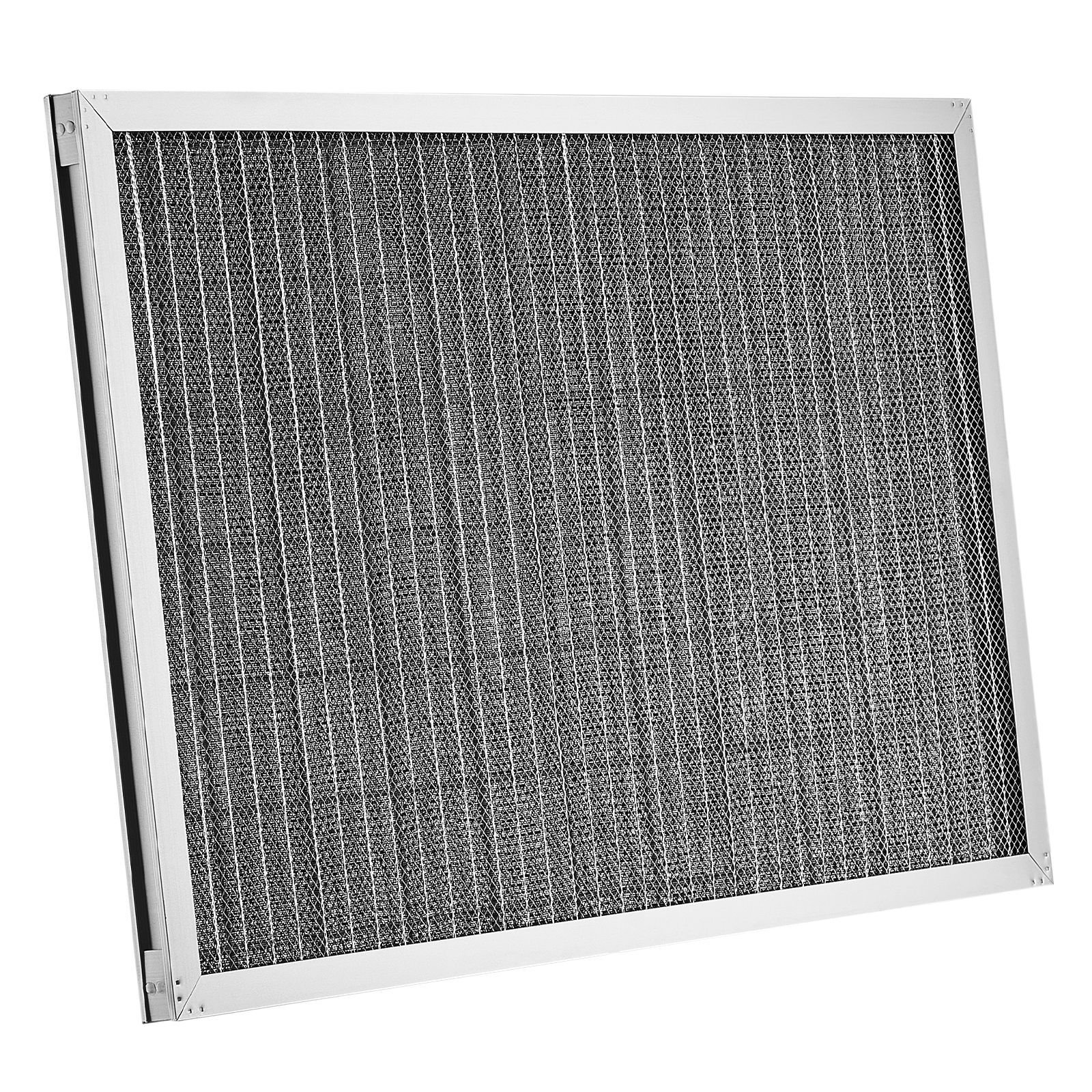 electrostatic air filter 16x25x1 inch washable reusable aluminum achvac furnace filter merv 8 long lifetimehome or office actual size 155 x 2465 x 082 in.jpg