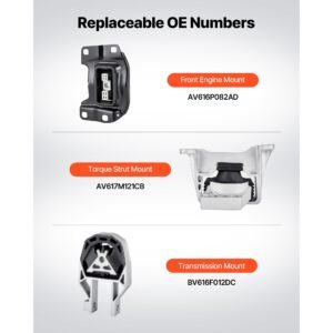 engine and transmission motor mount kit replacement set of 3 compatible with 20132019 ford escape 20l l4 replace oe a5612 a5631 a5520 secure support 10.jpg
