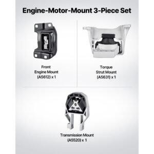 engine and transmission motor mount kit replacement set of 3 compatible with 20132019 ford escape 20l l4 replace oe a5612 a5631 a5520 secure support 8.jpg