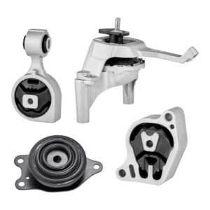 Engine and Transmission Motor Mount Kit Replacement, Set of 4, Compatible with 2007–2017 Nissan Altima 2.5L L4, Replace OE# A4350, A4353, A4340, A4339, Secure Support