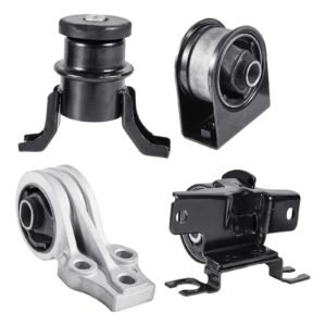 Engine Motor Mount and Transmission Mount Kit Replacement, Set of 4, Compatible with 2009–2012 Ford Escape 2.5L L4, Replace OE# A5446, A5481, A5412, A5441, Secure Support