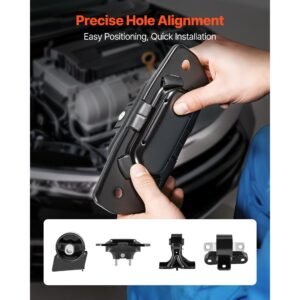 engine motor mount and transmission mount kit replacement, set of 4, compatible with 2011–2019 dodge journey 3.6l fwd, replace oe# a5551, a5443, a5632, a5543, secure support