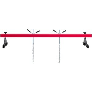 Engine Support Bar 1100 Lbs Capacity Engine Transverse Bar Engine Hoist 2 Point Lift Holder Hoist Dual Hooks, Engine Hoist Keeps Engine Stable for Home Garages & Auto Repair Shop