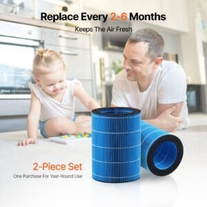 evaporative humidifier replacement filter 2 pack compatible with 5l132g model bzt 234 evaporative humidifier easy to install for prolong filter life 5.jpg
