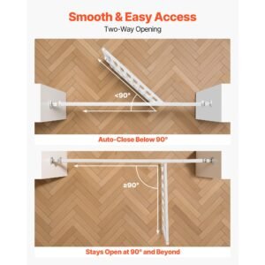 extra tall pet gate for cats 28 34 in adjustable width 787 in high dog gate with pressure mount kit and wall mount kit 12 in narrow bar spacing for stairs doorways and house white 5.jpg