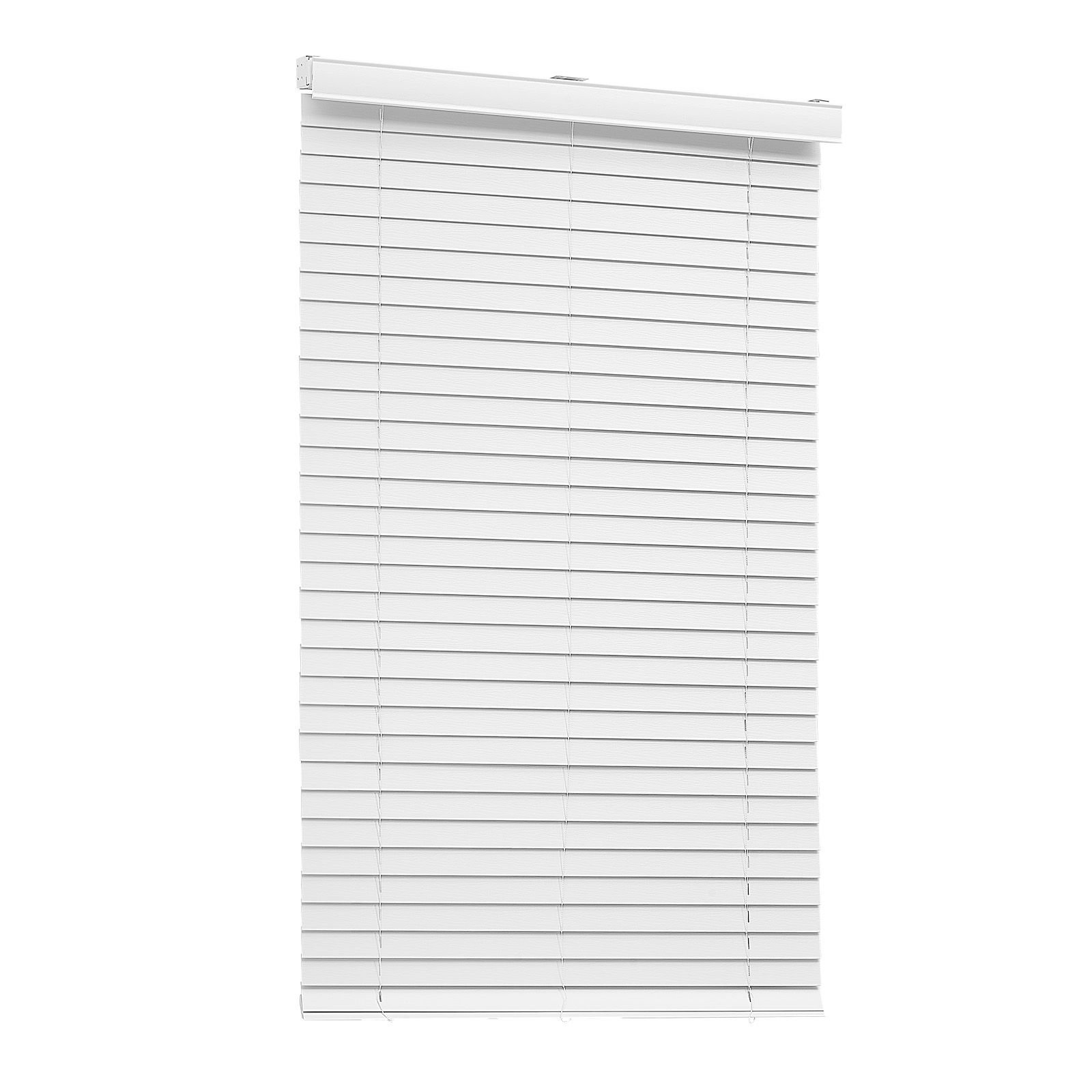 faux wood blinds 2 slat 345 w x 60 h cordless window blinds and shades with decorative board easy to clean and simple light adjustment for room darkening home interior windows white.jpg