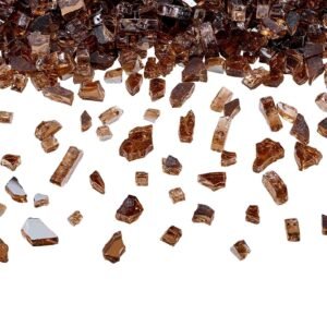 fire glass 10 lbs 45 kg high temperature resistant fireplace rocks 14 inch 635 mm reflective smokeless firepit glass rock high luster stone landscaping for fire pit table copper 2.jpg