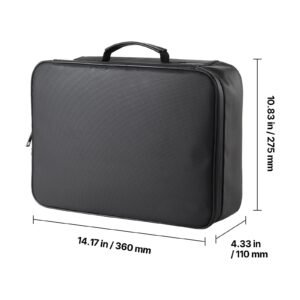 fireproof document box 1832 fahrenheit heat insulated fireproof waterproof box with lock portable multi layer home office travel file storage organizer for important documents files 4.jpg