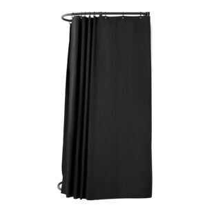 Fitting Room, Portable Dressing Room with Thick Polyester Curtains, Privacy Space with Shading Curtain and a Hook, for Boutique, Mall, Tailor's Store & Outdoor Activity 39 x 37 x 79 in (Black)