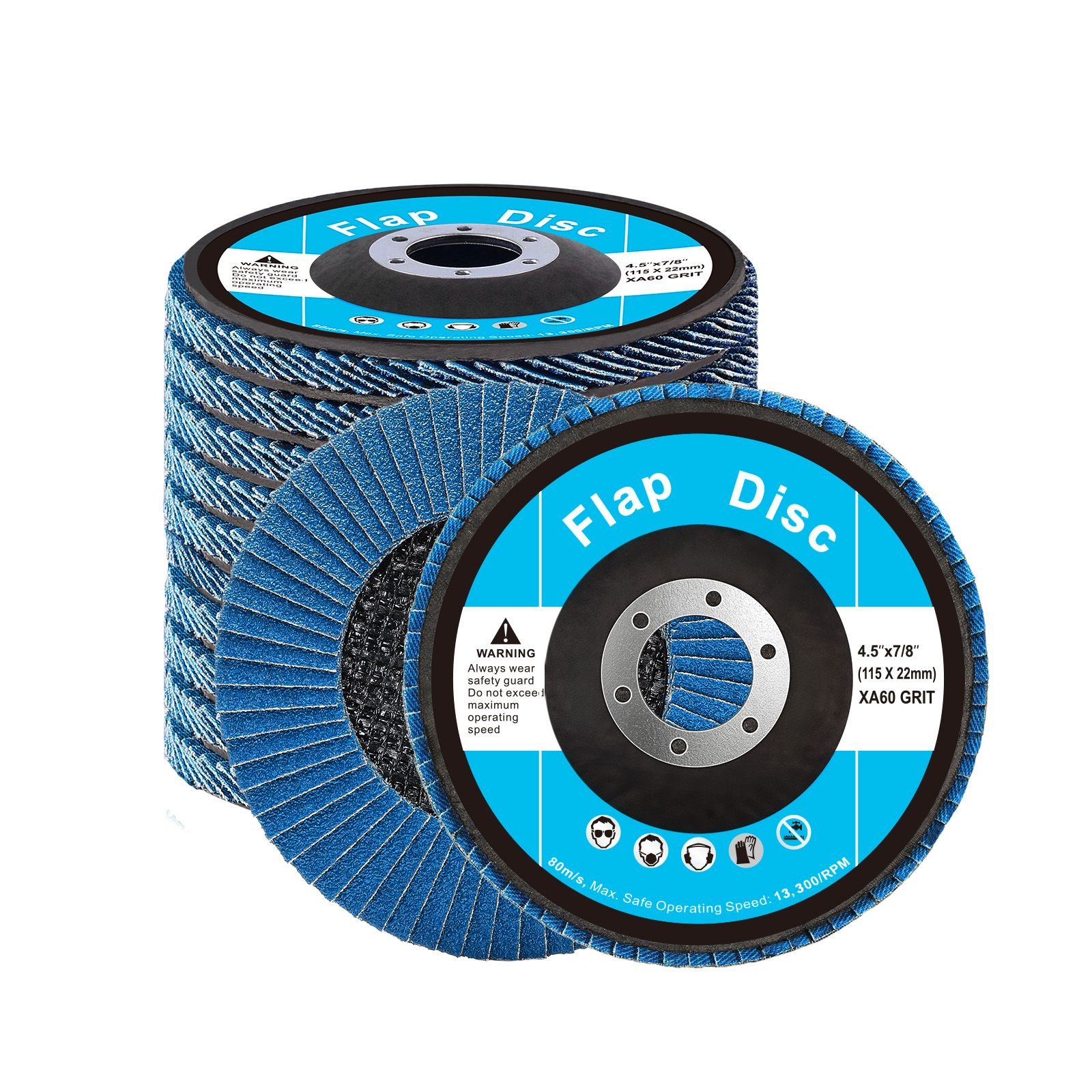 flap discs 60 grit 4 12 x 78 flap discs for angle grinder type 29 zirconia flap sanding disc bevel type abrasive grinding wheels for deburring rust removal sanding finishing 10 pack.jpg