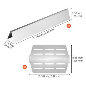 flavorizer bars and heat deflectors 17 inch grill replacement part for weber genesis 300 series grills including e310 e320 e330 s310 s320 s330 stainless steel thicker heat plate 7 pack 4.jpg