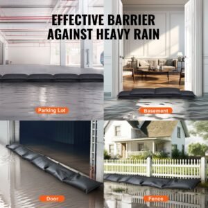 flood barriers water flood dam bags 6 pack water barriers for flooding water activated flood barriers for home doorway driveway2ft x 1in 5.jpg
