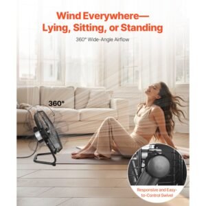 floor fan 3 speeds high velocity heavy duty 14 inch industrial fan 2560 cfm 360 adjustable tilt 1969 ftsec airflow large metal fan for home gym office garage commercial shop bedroom 4.jpg