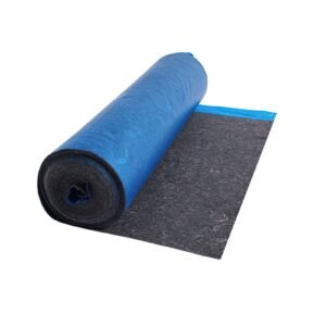 floor underlayment 200 sq ftroll 3 mm thick laminate flooring padding with attached vapor barrier heavy duty fiber pe film soundproofing noise reduction ideal for vinyl wood 12.jpg