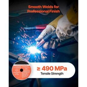 flux core mig welding wire e71t 11 003 inch 2 lbs gasless mild steel welding wire with low spatter for all position arc welding self shielded for outdoor use 3.jpg